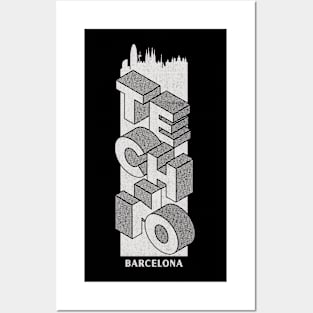 Techno Barcelona Posters and Art